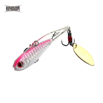 Kingdom Spinner Fishing lures Lead VIB bait spoon bass spinnerbait lure tackle VMC Hooks pesca model 3520B
Kingdom Spinner Fishing lures Lead VIB bait spoon bass spinnerbait lure tackle VMC Hooks pesca model 3520B