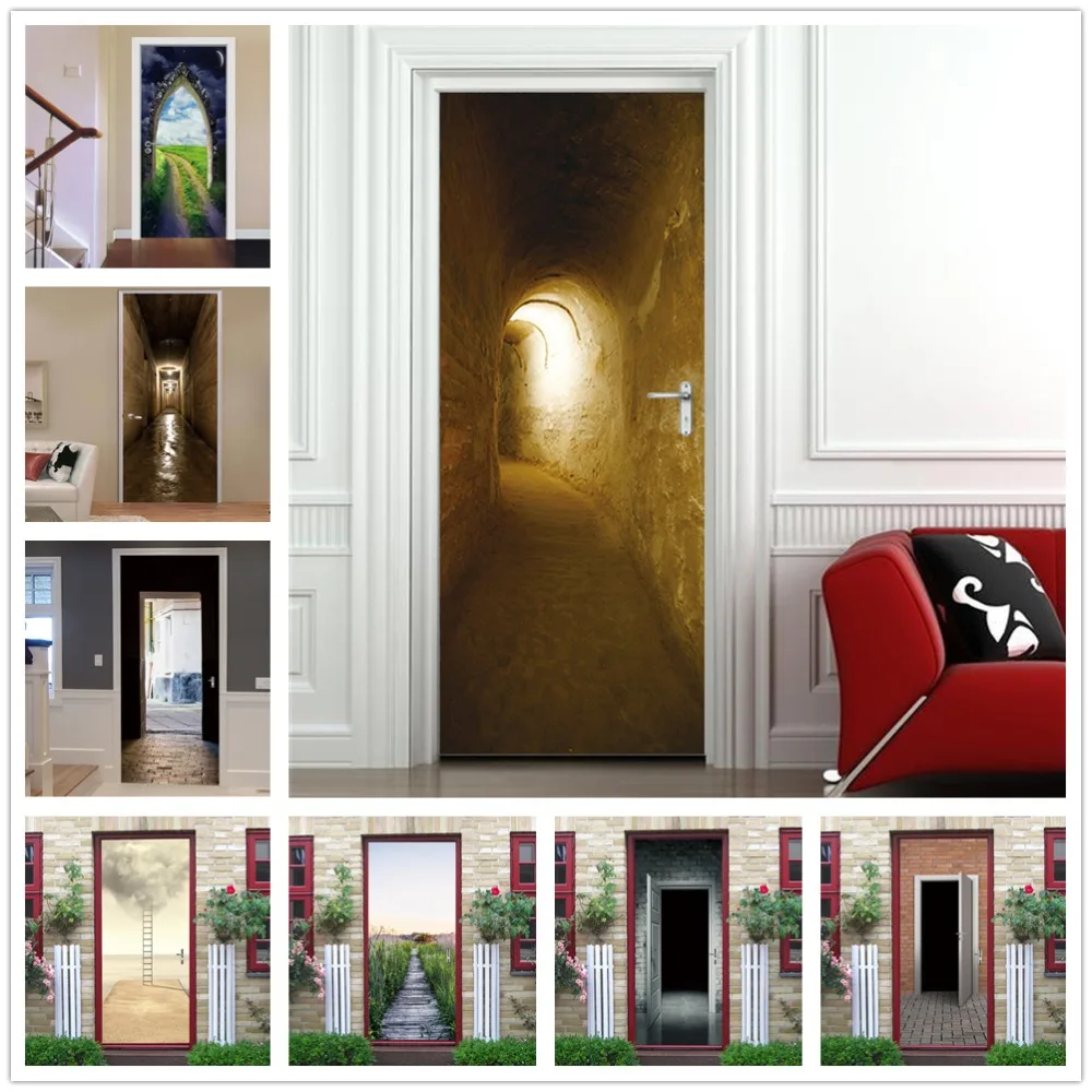 77x200cm 3D Artist Residence Decoration New Style Bonsai Door Stickers Waterproof Home Decor Accessories For Bedroom Living Room
77x200cm 3D Artist Residence Decoration New Style Bonsai Door Stickers Waterproof Home Decor Accessories For Bedroom Living Room