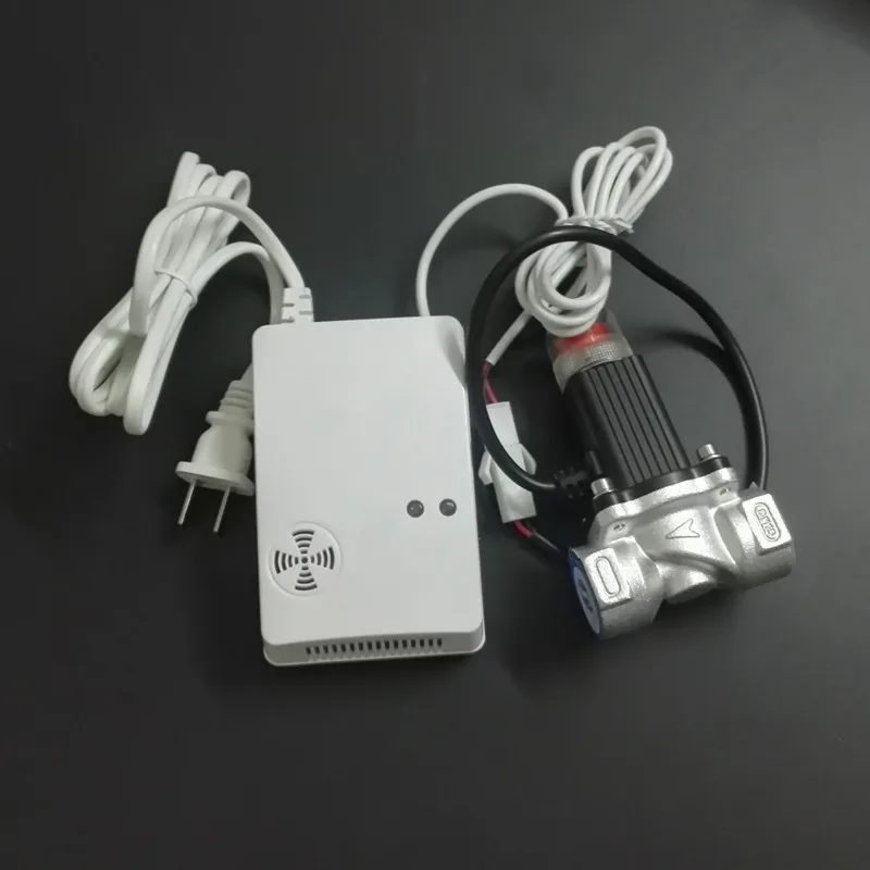 Combustible Gas Alarm Include DN15 Valve Cut Off Gas Leaking Coal Natural LPG AC 220V Gas Leak Detector Kitchen Safe Device
Combustible Gas Alarm Include DN15 Valve Cut Off Gas Leaking Coal Natural LPG AC 220V Gas Leak Detector Kitchen Safe Device