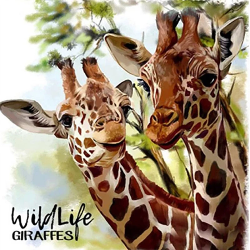 HOT-Diy 5D Diamond Painting Embroidered Floral Animal Cross Crafts Stitching Kit Decorating A Pair Of Giraffes
HOT-Diy 5D Diamond Painting Embroidered Floral Animal Cross Crafts Stitching Kit Decorating A Pair Of Giraffes