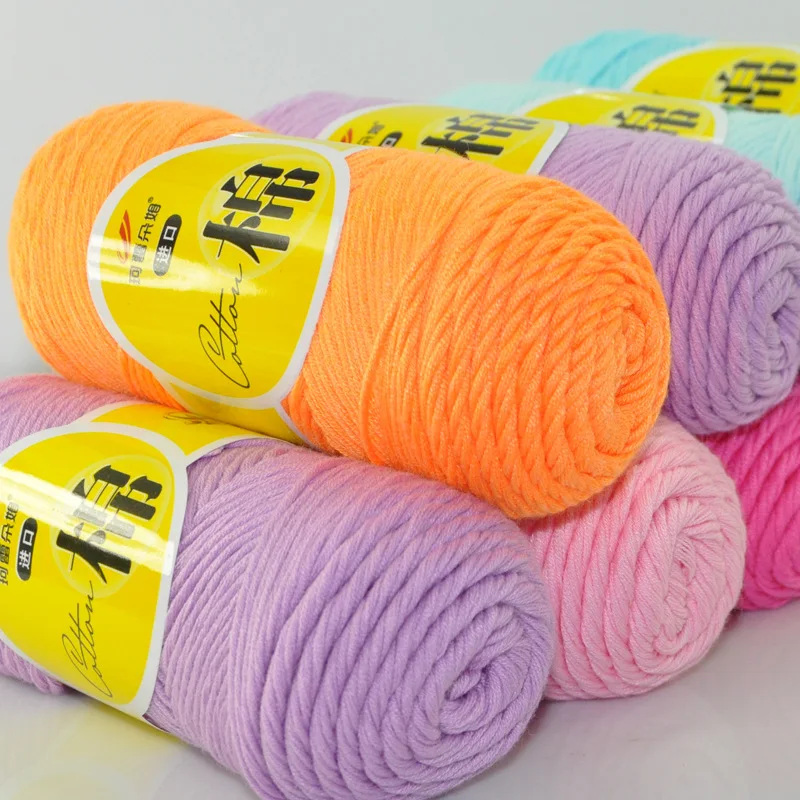 Baby Cotton Thick Yarn For Knitting Crochet Cheap DIY Sweater Blanket Scarf Doll Hand-knitted Fingering Yarn Hilo De Ganchillo
Baby Cotton Thick Yarn For Knitting Crochet Cheap DIY Sweater Blanket Scarf Doll Hand-knitted Fingering Yarn Hilo De Ganchillo