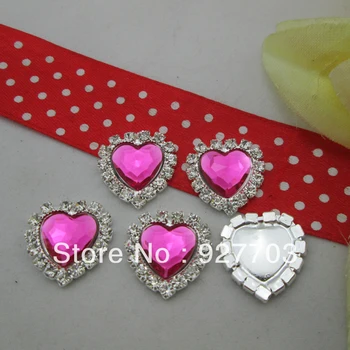 (CM593 18mm)100pcs Pink Acrylic Flatback Heart Rhinestone Crystal Buttons Without Shank
(CM593 18mm)100pcs Pink Acrylic Flatback Heart Rhinestone Crystal Buttons Without Shank