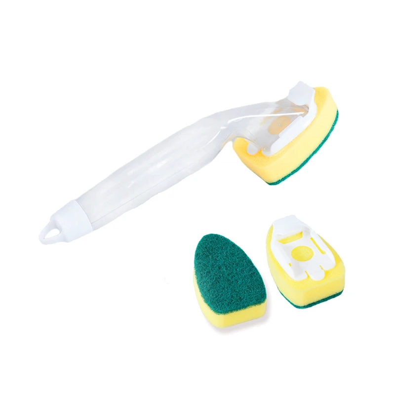 1 pcs Creative Sponge Washing Brush Strong Decontamination Kitchen Cleaning Brush Detachable Handle Dishwashing Liquid Dispenser
1 pcs Creative Sponge Washing Brush Strong Decontamination Kitchen Cleaning Brush Detachable Handle Dishwashing Liquid Dispenser