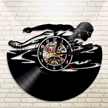 1Piece Vinyl Record Clock Swimming Sport Wall Clock Gift Idea Swimmer Swim Open Water Pool Wall Art Record Time Clock
1Piece Vinyl Record Clock Swimming Sport Wall Clock Gift Idea Swimmer Swim Open Water Pool Wall Art Record Time Clock