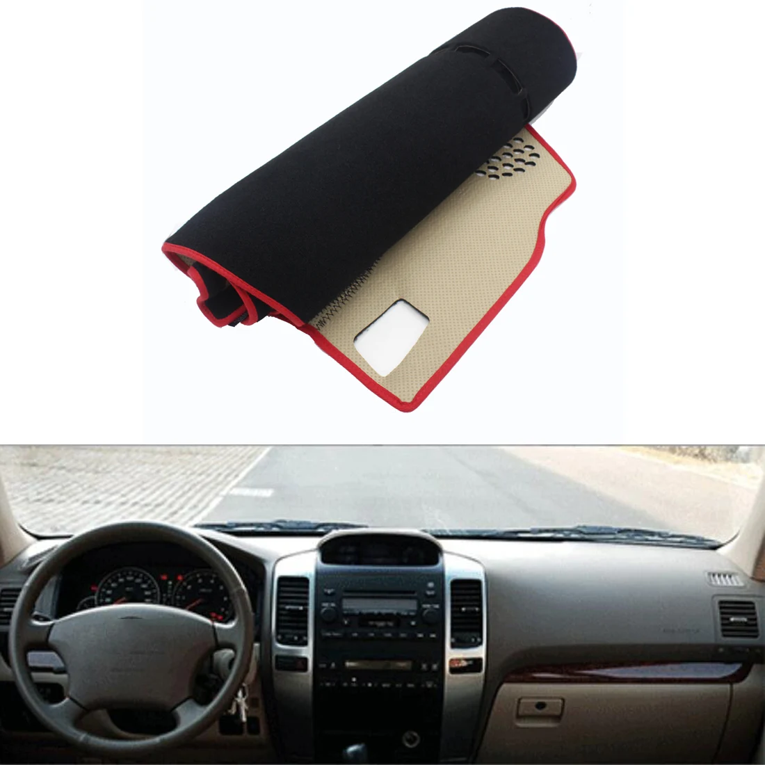Fit For Toyota Prado 2004-2006 Car Dashboard Avoid Light Pad Instrument Platform Desk Cover Mat Silicone Non-skid Back Surface
Fit For Toyota Prado 2004-2006 Car Dashboard Avoid Light Pad Instrument Platform Desk Cover Mat Silicone Non-skid Back Surface