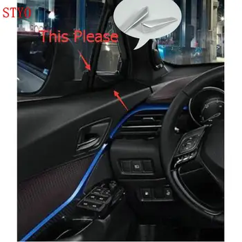 STYO Car ABS Matte Side A Pillar Post Cover Trim For TOYOTAS C-HR CHR 2016 2017 2018
STYO Car ABS Matte Side A Pillar Post Cover Trim For TOYOTAS C-HR CHR 2016 2017 2018