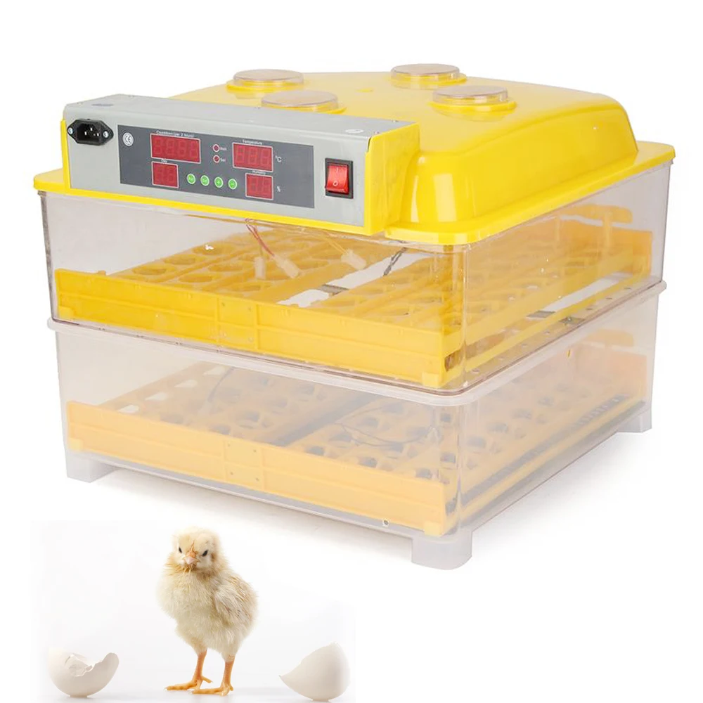 96 Egg Brooder Digital Fully Automatic Incubator Hatcher Turning Chicken Duck Humidity Temperature Control Egg Hatching machine
96 Egg Brooder Digital Fully Automatic Incubator Hatcher Turning Chicken Duck Humidity Temperature Control Egg Hatching machine
