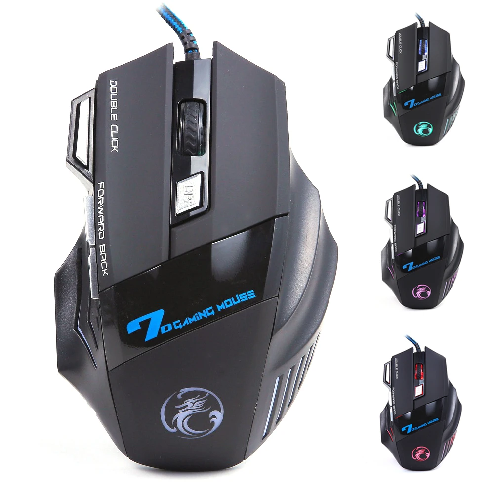 Zoweetek Professional Wired Optical Gaming Mouse w/ 7 Buttons