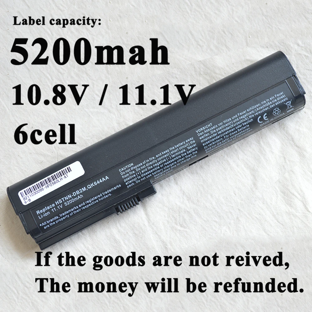 Laptop Battery HSTNN-DB2L HSTNN-DB2M HSTNN-I08C HSTNN-I92C HSTNN-UB2K For Hp ForEliteBook 2560p 2570P 2760p
Laptop Battery HSTNN-DB2L HSTNN-DB2M HSTNN-I08C HSTNN-I92C HSTNN-UB2K For Hp ForEliteBook 2560p 2570P 2760p