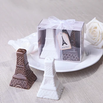 100Pcs=50Box Free Shipping White Vintage Eiffel Tower Novelty Ceramics Salt And Pepper Shakers Wedding Favors And Gifts Box
100Pcs=50Box Free Shipping White Vintage Eiffel Tower Novelty Ceramics Salt And Pepper Shakers Wedding Favors And Gifts Box