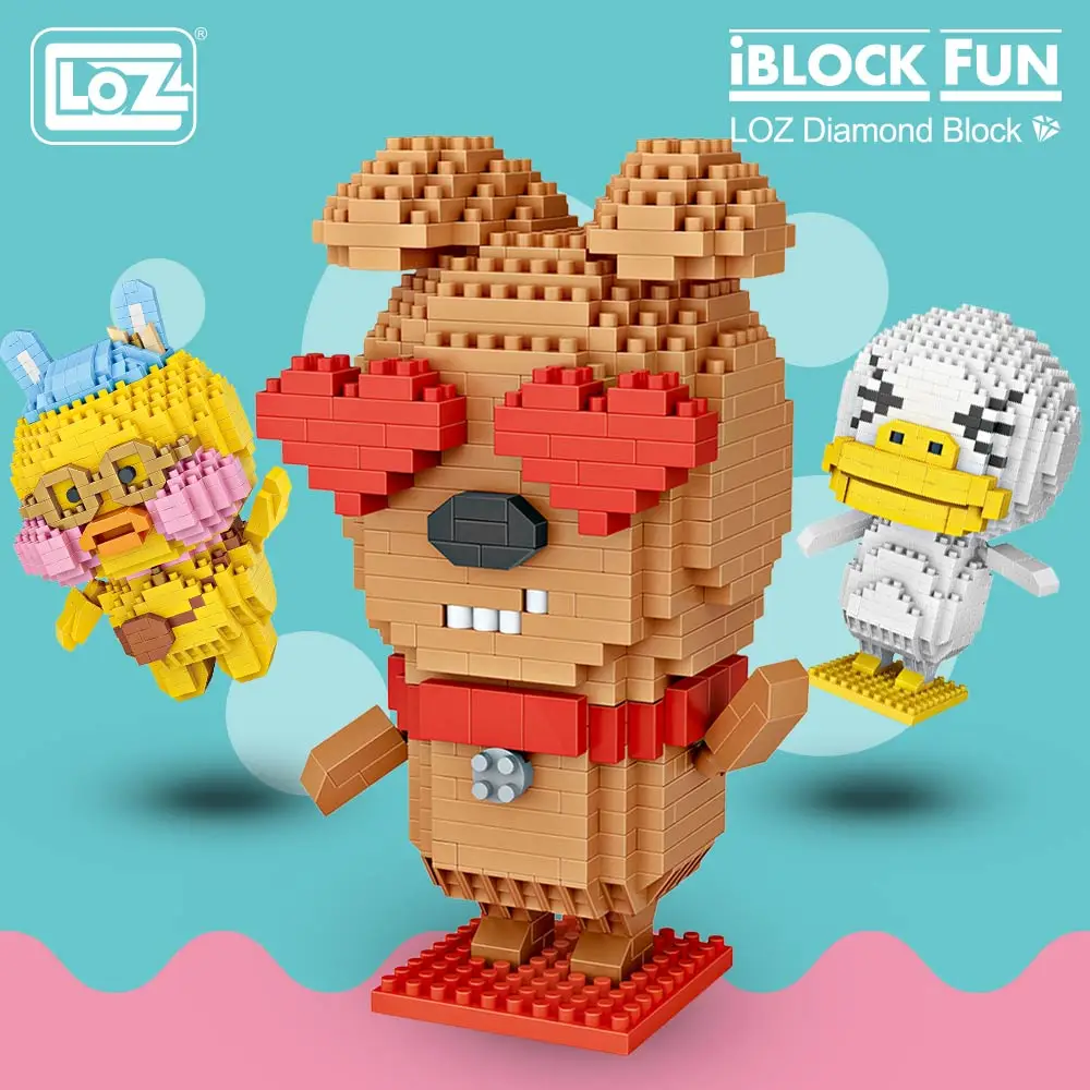 LOZ Diamond Blocks Duck Ugly Duckling Love Dog Cartoon Animals Building Blocks Action Figures Micro Plastic Assembly Toys Kids
LOZ Diamond Blocks Duck Ugly Duckling Love Dog Cartoon Animals Building Blocks Action Figures Micro Plastic Assembly Toys Kids