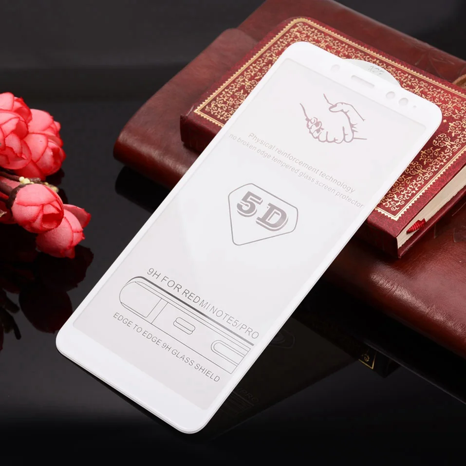 2PCS 5D Tempered Glass For Xiaomi Redmi 4X Screen Protector Xiami Xaomi Mi A1 8 SE 6 Full Cover Redmi Note 4X 5 Pro Global Glass (15)