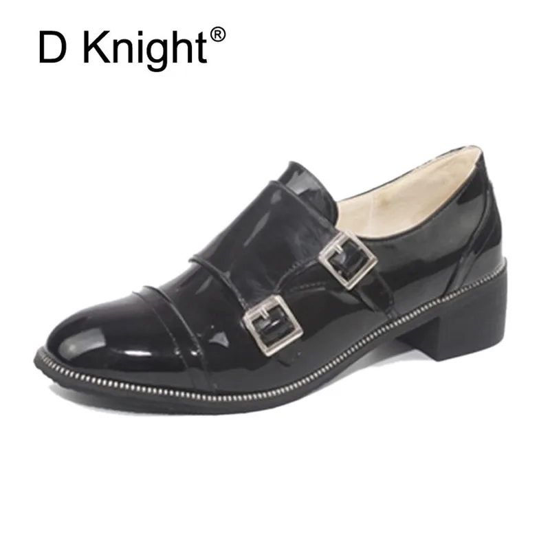 Plus Size 32-43 Women Med Heels Oxfords Shoes Handmade Genuine Patent Leather Office Lady Loafers Shoes Women Retro Black Pumps
Plus Size 32-43 Women Med Heels Oxfords Shoes Handmade Genuine Patent Leather Office Lady Loafers Shoes Women Retro Black Pumps