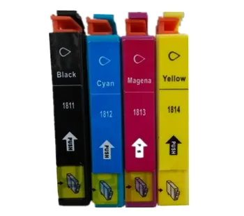 T1811 T1814 ink cartridge For EPSON XP-212/XP-215/XP-312/XP-315/XP-412/XP-415/XP-225/XP-322/XP-325/XP-422/XP-425 printer
T1811 T1814 ink cartridge For EPSON XP-212/XP-215/XP-312/XP-315/XP-412/XP-415/XP-225/XP-322/XP-325/XP-422/XP-425 printer