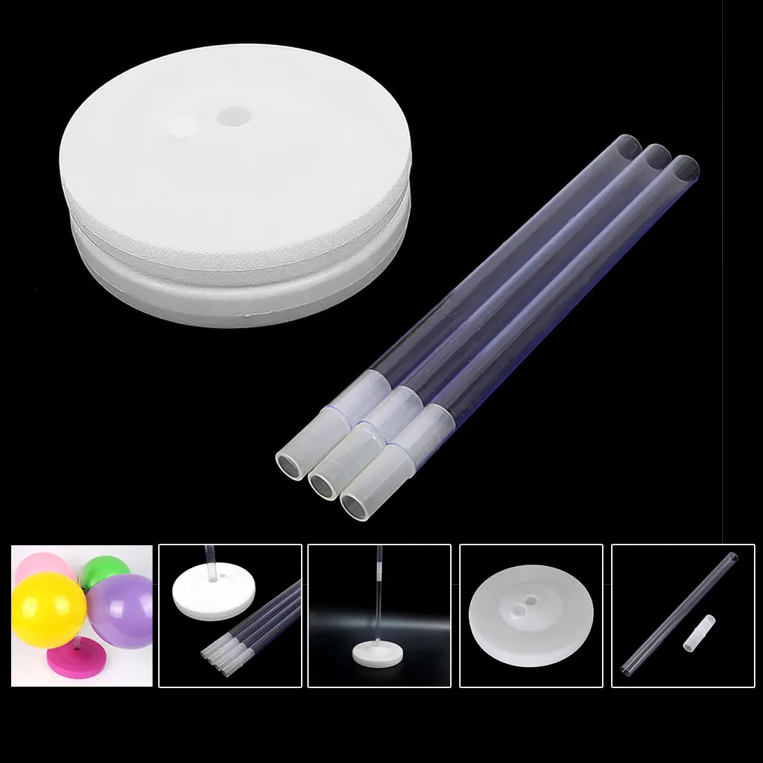30x2cm Transparent Plastic Sticks Connecting Rod For Balloon Arch Column Base Stand Display Rod Tube Wedding Decoration Tools
30x2cm Transparent Plastic Sticks Connecting Rod For Balloon Arch Column Base Stand Display Rod Tube Wedding Decoration Tools