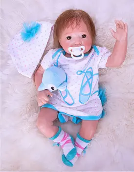 20'' Toddler Reborn Baby Doll Lifelike Soft Silicone Vinyl Girl Boy Newborn Gift Toys for Girls Reborn Dolls
20'' Toddler Reborn Baby Doll Lifelike Soft Silicone Vinyl Girl Boy Newborn Gift Toys for Girls Reborn Dolls