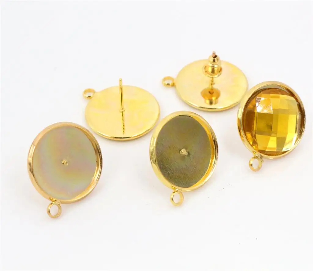 16mm 10pcs/Lot Gold Colors Plated Earring Studs,Earrings Blank/Base,Fit 16mm Glass Cabochons,earring setting-T2-10
16mm 10pcs/Lot Gold Colors Plated Earring Studs,Earrings Blank/Base,Fit 16mm Glass Cabochons,earring setting-T2-10