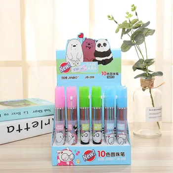 36pcs Kawaii Candy 10 Color Cartoon Bear Ball Pens Ballpen Fashion Ballpoint Pens Pens for School Stationery Office Supplies
36pcs Kawaii Candy 10 Color Cartoon Bear Ball Pens Ballpen Fashion Ballpoint Pens Pens for School Stationery Office Supplies