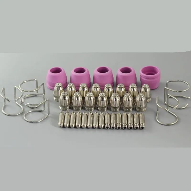WSD-60P P60 Plasma Cutter Cutting Torch Pilot ARC Consumables KIT Plasma Tips 1.2mm 60Amp 40pcs
WSD-60P P60 Plasma Cutter Cutting Torch Pilot ARC Consumables KIT Plasma Tips 1.2mm 60Amp 40pcs
