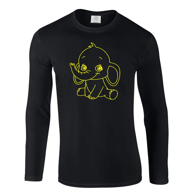 Cute Animal Elephant Cotton T shirt Men Classical Comfortable Summer T-shirt long Sleeve Fashion Fitness Basic Undershirt
Cute Animal Elephant Cotton T shirt Men Classical Comfortable Summer T-shirt long Sleeve Fashion Fitness Basic Undershirt