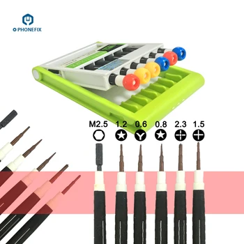 PHONEFIX 6 IN 1 Precision Screwdrivers Set Opening Hand Tool Kit For iPhone Samsung Xiaomi Huawei Repair
PHONEFIX 6 IN 1 Precision Screwdrivers Set Opening Hand Tool Kit For iPhone Samsung Xiaomi Huawei Repair