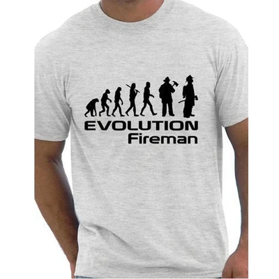 Men's Cotton O Neck T-shirt Evolution Of A Fireman Firefighter T shirt More Size and Colors New Men Short sleeve T-Shirt #3014
Men's Cotton O Neck T-shirt Evolution Of A Fireman Firefighter T shirt More Size and Colors New Men Short sleeve T-Shirt #3014