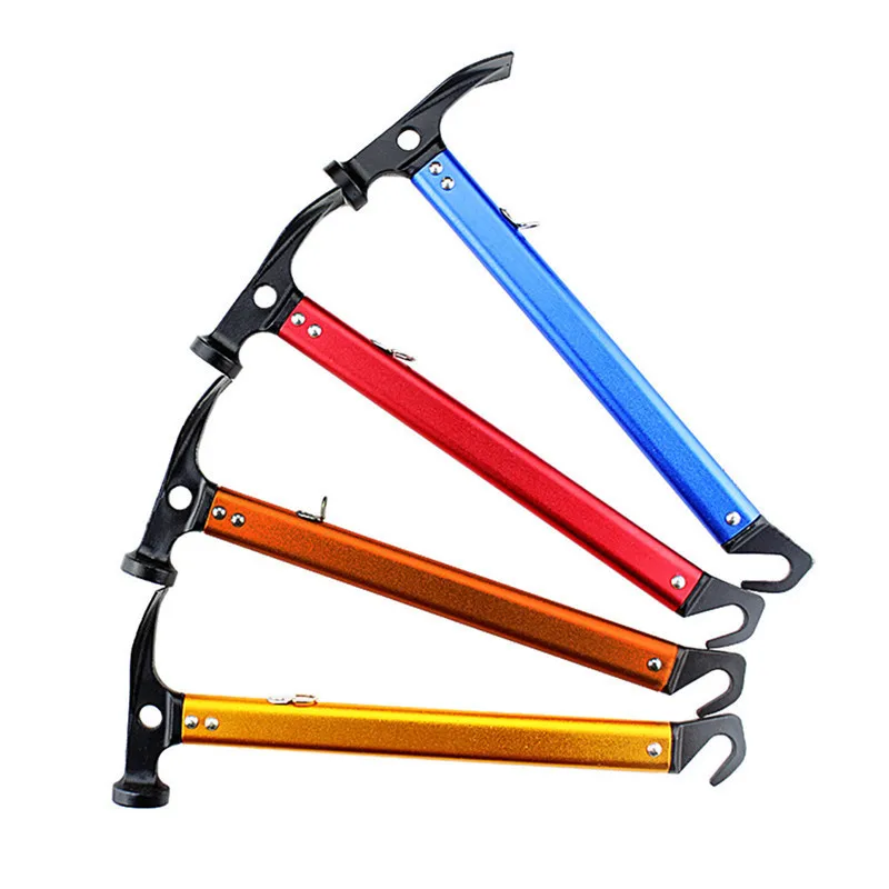 Multifunction Ultralight Aluminum Alloy Mountaineering Camping Tent Peg Nail Hammer Outdoor Hiking Tent Mallet Camp Accessories
Multifunction Ultralight Aluminum Alloy Mountaineering Camping Tent Peg Nail Hammer Outdoor Hiking Tent Mallet Camp Accessories