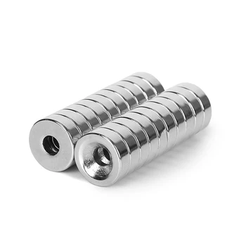 20PCS Super Strong 15x5mm Neodymium Magnet with 5mm Countersunk Bore 15*5mm Rare Earth NdFeB Permanent Magnets
20PCS Super Strong 15x5mm Neodymium Magnet with 5mm Countersunk Bore 15*5mm Rare Earth NdFeB Permanent Magnets