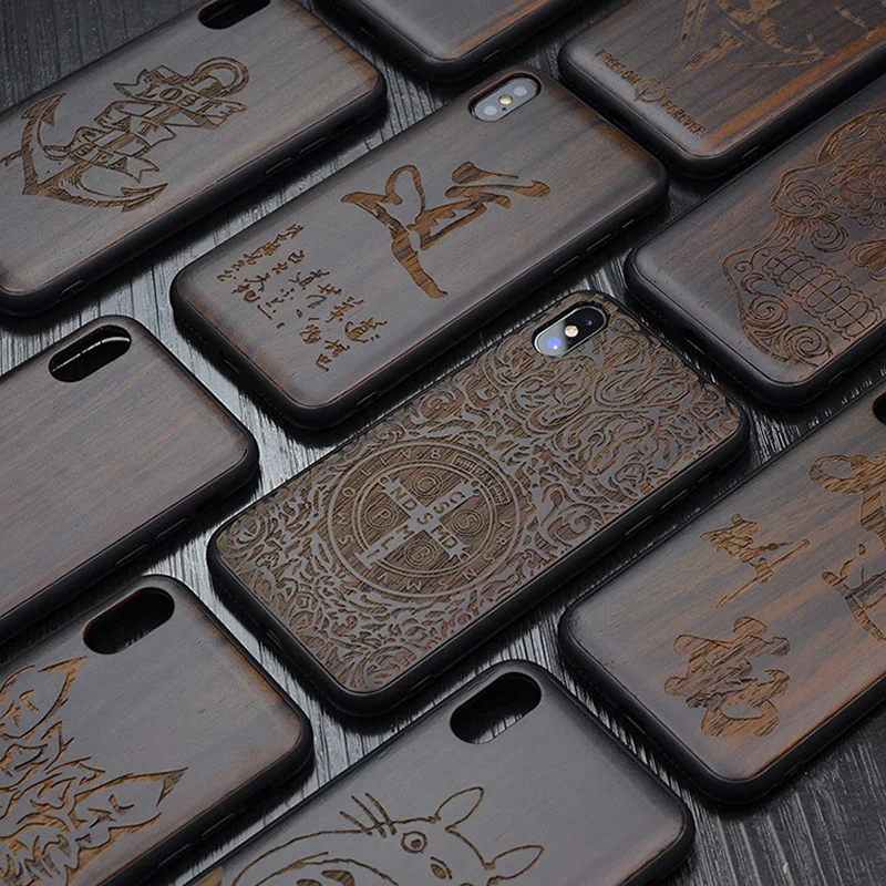 Wood iPhone X Xs xsMax xr Phone Case Real For iPhone 7 8 7Plus 8Plus case Black rosewood TPU Shockproof Back Cover Phone Shell
Wood iPhone X Xs xsMax xr Phone Case Real For iPhone 7 8 7Plus 8Plus case Black rosewood TPU Shockproof Back Cover Phone Shell