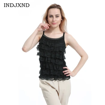 INDJXND Brand Women Tops Multilayer Lace Shirts Splice Harness Blouse Sexy Solid Color Corset Sleeveless Slim Women's Clothing
INDJXND Brand Women Tops Multilayer Lace Shirts Splice Harness Blouse Sexy Solid Color Corset Sleeveless Slim Women's Clothing