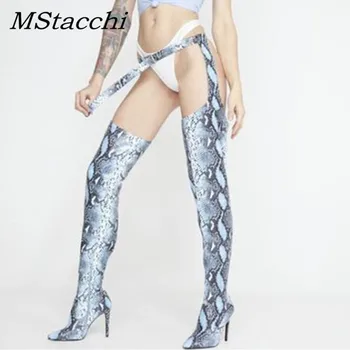 MStacchi New Snake Prints Women Over The Knee Waist Belt Buckle Boots Pointed Toe Sexy Ladies Thin High Heels Long Boots Women
MStacchi New Snake Prints Women Over The Knee Waist Belt Buckle Boots Pointed Toe Sexy Ladies Thin High Heels Long Boots Women
