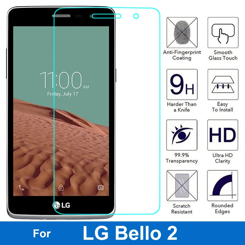 For LG Bello 2 Dual Max X155 Prime II Tempered Glass Screen Protector 9H Safety Protective Film Bello2 Prime2 pelicula de vidro
For LG Bello 2 Dual Max X155 Prime II Tempered Glass Screen Protector 9H Safety Protective Film Bello2 Prime2 pelicula de vidro
