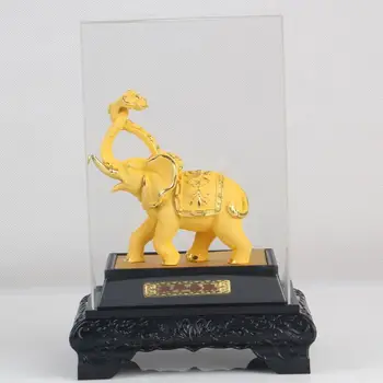 Golden appearance of the Elephant Gift home desktop decor decoration ornaments(A794)
Golden appearance of the Elephant Gift home desktop decor decoration ornaments(A794)