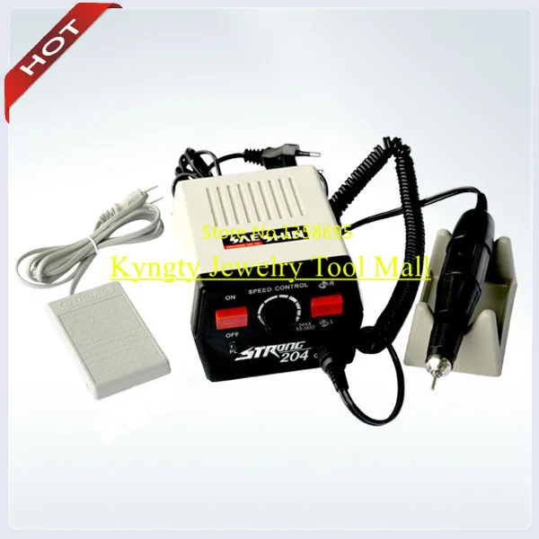 Mircomotor with 30 pcs Diamond Burs Free Jewelry Polishing Motor 65W Strong 204 + 102L 0-35000 RPM Good quality Best price
Mircomotor with 30 pcs Diamond Burs Free Jewelry Polishing Motor 65W Strong 204 + 102L 0-35000 RPM Good quality Best price