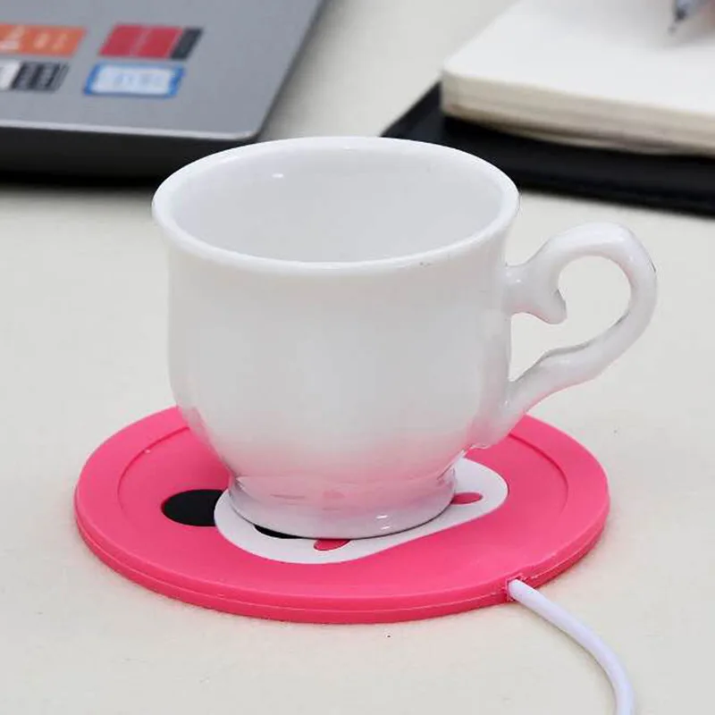 

DONIRT Newest HOT SALE 5V USB Cute Silicone Heat Warmer Heater Milk Tea Coffee Mug Hot Drinks Beverage Cup Best Gift