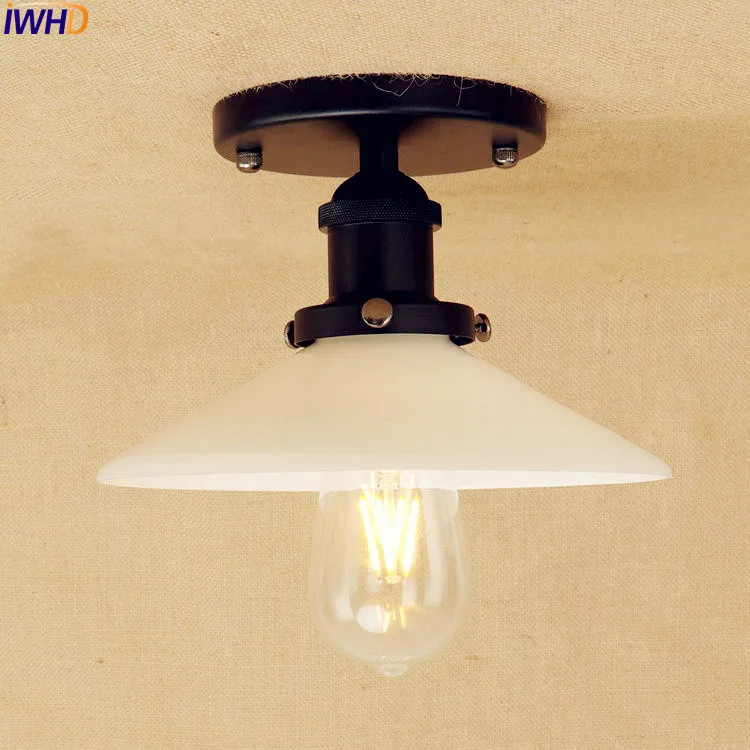 IWHD Black LED Ceiling Lights Fixtures Glass Living Room Loft Style Industrial Vintage Ceiling Light Lamp Edison Home Lighting
IWHD Black LED Ceiling Lights Fixtures Glass Living Room Loft Style Industrial Vintage Ceiling Light Lamp Edison Home Lighting