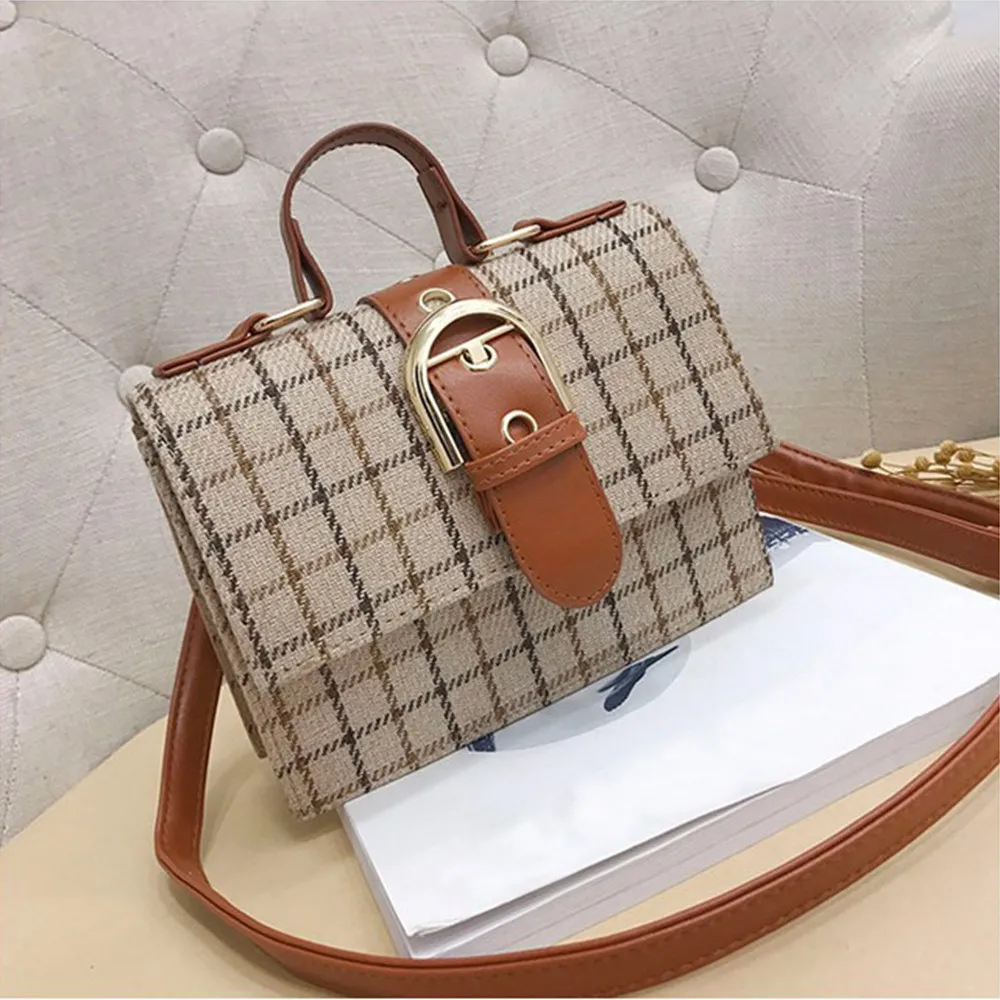 Womens Bags Fashion Plaid Stripes Wool Belt Buckle Crossbody Shoulder taschen women bolsa masculina sac femme bolsas de mujer
Womens Bags Fashion Plaid Stripes Wool Belt Buckle Crossbody Shoulder taschen women bolsa masculina sac femme bolsas de mujer