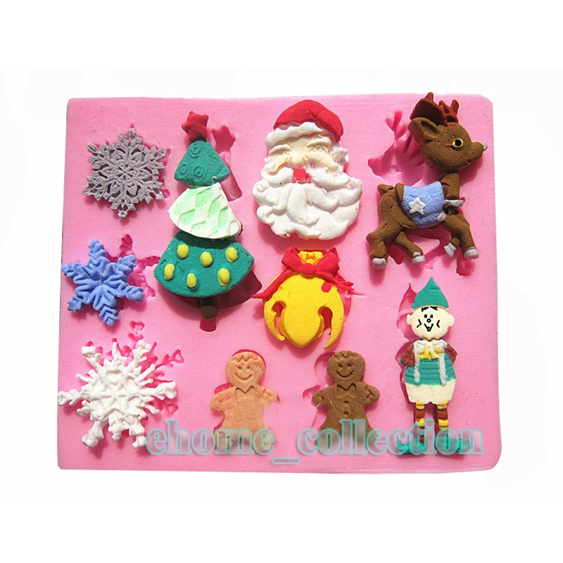 3D Christmas Theme Snowflake Xmas Tree Gingerbread Man Santa Claus Reindeer Elf Confectionary Chocolate Cake Decor Bakeware
3D Christmas Theme Snowflake Xmas Tree Gingerbread Man Santa Claus Reindeer Elf Confectionary Chocolate Cake Decor Bakeware