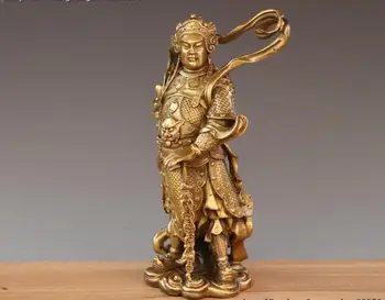 China Brass Copper Dragon Wei Tuo Weituo Warrior Protection Of God Buddha Statue
China Brass Copper Dragon Wei Tuo Weituo Warrior Protection Of God Buddha Statue
