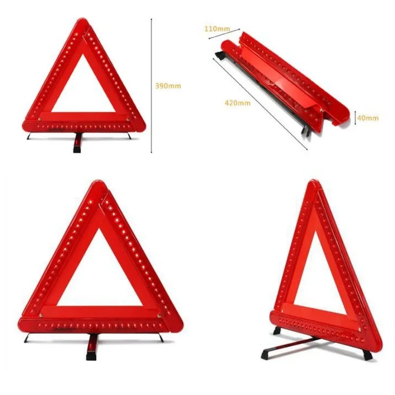 High Quality Car Emergency Reflective Triangles led light Car Warning Triangels Led Light for highways, faulty roads
High Quality Car Emergency Reflective Triangles led light Car Warning Triangels Led Light for highways, faulty roads