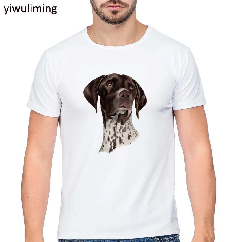 New Arrivals Cool Design T shirt Men Fashion German Wirehaired Pointer Printed T-Shirt Short Sleeve Tops Hipster white tee
New Arrivals Cool Design T shirt Men Fashion German Wirehaired Pointer Printed T-Shirt Short Sleeve Tops Hipster white tee