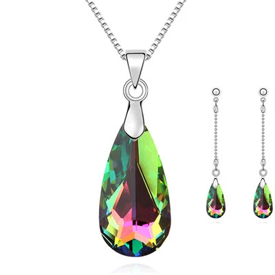 Fashion charm Glass and plastic silver color womens drop Tears jewerly sets for women with Jewelry sets of african
Fashion charm Glass and plastic silver color womens drop Tears jewerly sets for women with Jewelry sets of african