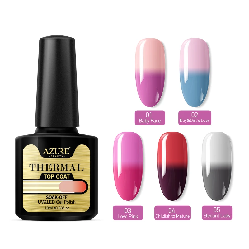 Azure Beauty Chameleon Thermo Led Gel Nail Polish Temperature Semi Permanent Led Nail Enamel Hybrid Gel Lacquer Polish Kits
Azure Beauty Chameleon Thermo Led Gel Nail Polish Temperature Semi Permanent Led Nail Enamel Hybrid Gel Lacquer Polish Kits
