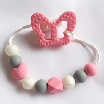 Butterfly teether of Silicone Teething Pacifier Clip - silicone Butterfly Clip - Teether Chew Toy - baby teether
Butterfly teether of Silicone Teething Pacifier Clip - silicone Butterfly Clip - Teether Chew Toy - baby teether