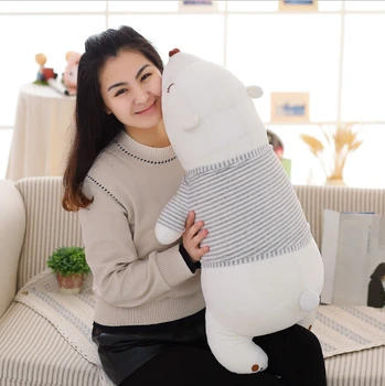 1pc 50 Lovely Polar Bear Plush Toys Stuffed Soft Animal Nap Pillow Cushion Creative Decoration Doll Gift for Girl
1pc 50 Lovely Polar Bear Plush Toys Stuffed Soft Animal Nap Pillow Cushion Creative Decoration Doll Gift for Girl