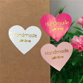 100Pcs/Lot 3x2.5cm Cute Heart Shaped Handmade With Love Paper Stickers Self-adhesive Teenage Style Sealing Stickers For Package
100Pcs/Lot 3x2.5cm Cute Heart Shaped Handmade With Love Paper Stickers Self-adhesive Teenage Style Sealing Stickers For Package