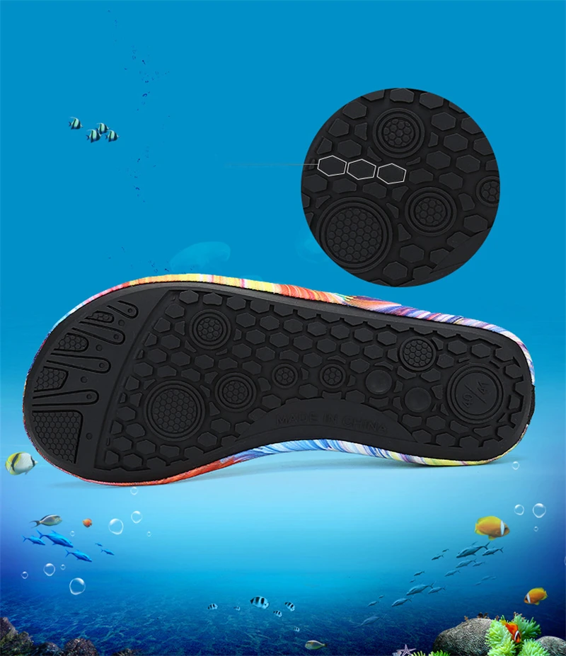 Soft Water Shoes Summer Shoes Men Beach Slippers Upstream Aqua Shoes Woman River Sandals Swimming Diving Socks Tenis Masculino 5