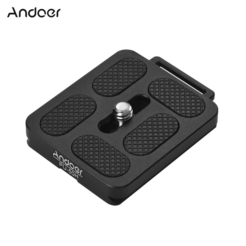 Andoer PU-50H/70H Quick Release QR Plate 70mm 50mm with Attachment Loop for Arca Swiss Tripod Ball Head
Andoer PU-50H/70H Quick Release QR Plate 70mm 50mm with Attachment Loop for Arca Swiss Tripod Ball Head