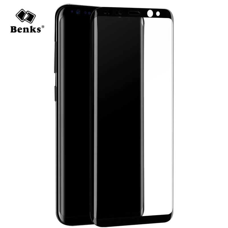 

3D Curved Tempered Glass for Samsung Galaxy S8/ S8 Plus Screen Protector Original Benks Full Cover Anti-scratch Protective Film