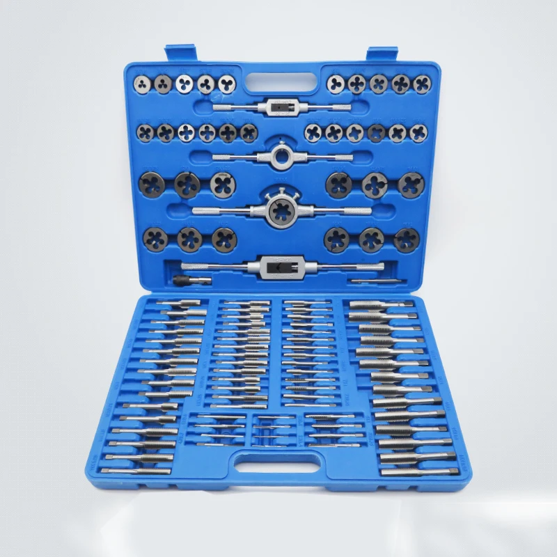 110pcs Tap and Dies Set Metric Tap Wrench Thread Tools Alloy Steel Tap and Die Sets for Professional Use
110pcs Tap and Dies Set Metric Tap Wrench Thread Tools Alloy Steel Tap and Die Sets for Professional Use